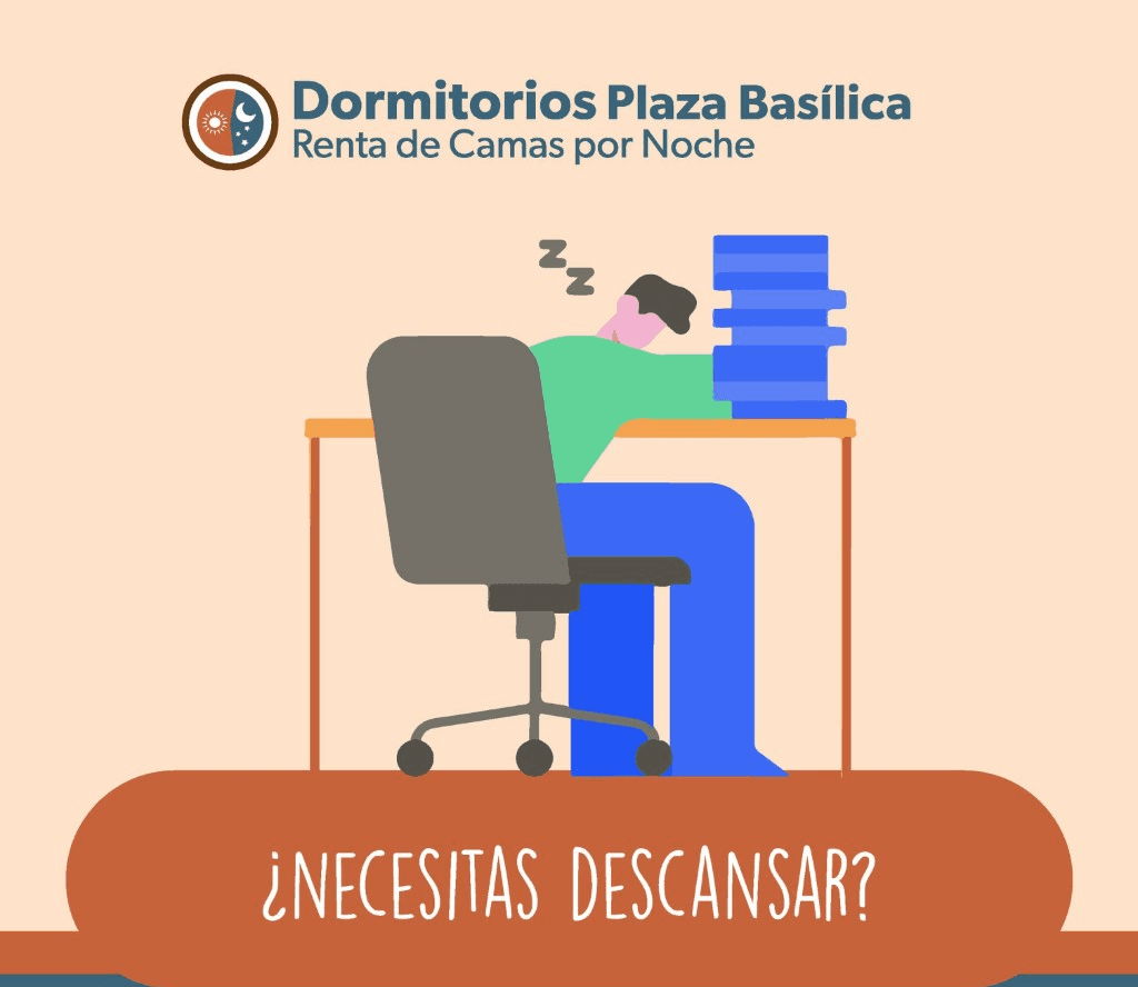 ¿Necesitas descansar? Dormitorios Plaza Basílica — renta de camas por noche